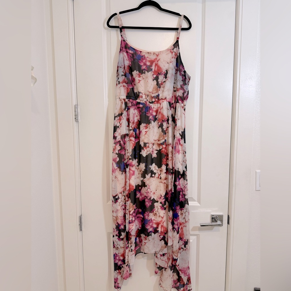 Lane Bryant floral handkerchief dress 18/20